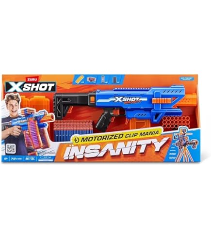 X-SHOT Insanity-Manic, (ZUR36603) : Amazon.ca: Toys & Games